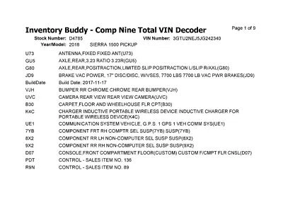 Anti-Lock Brake Part Classic Style Fits 17-19 SIERRA 1500 PICKUP 716018 - Image 1 of 4
