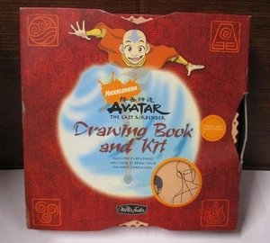 BOOK & Kit NICKELODEON AVATAR The Last Air Bender Drawing NEW see pics - Picture 1 of 10