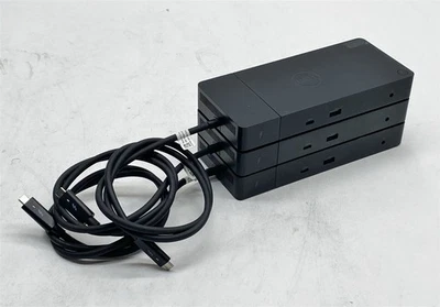 戴尔 WD19TB Thunderbolt 3 扩展坞坞 USB-C HDMI K20A001 0MC62X 批量 3 — 第 1/4 张图片