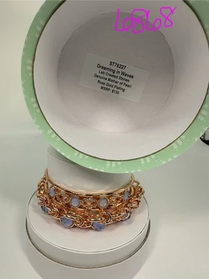 Bomb Party Spring Stacks 2025 Dreaming In Waves ST76227 púrpura chapado en oro rosa Foto 1 de 4