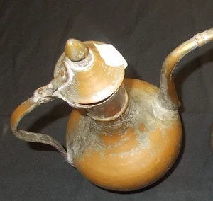 Antique Vintage Copper Turkey Turkish Coffee Serving Pot - Picture 1 of 6