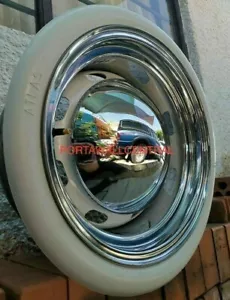 ATLAS Portawalls 14" inch Add-On White Wall Tire Insert Trim Set x4 #04 - Picture 1 of 7