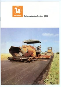 VEB BAUKEMA DDR Prospekt SCHWARZDECKENFERTIGER S 750 Broschüre von 1980 (A57 - Picture 1 of 2