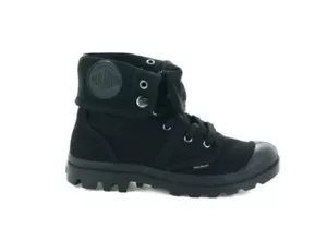 Palladium Womens Pampa Baggy 92478-001-M Black/ Canvas Boots SIZE 7 Brand New - Picture 1 of 5