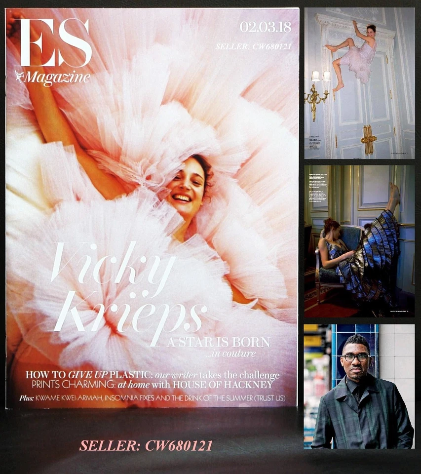 VICKY KRIEPS PHANTOM THREAD KWAME KWEI-ARMAH ES MAGAZINE MARCH 2018 - Image 1 of 1