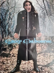 UNIKAT! Plakat/poster: Ozzy Osbourne z 2001 r., Format A2 (40 x 55 cm) JAK NOWY! - Zdjęcie 1 z 1