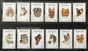 GRENADA - 1995 DOMESTIC ANIMALS NHM SET SG 2848-59 cv £16.40 - Picture 1 of 1