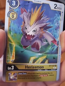 (208)Digimon Card Game BT7-031 Herissmon Rare - Picture 1 of 1