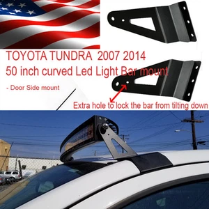 SIDE MOUNT for Toyota Tundra 50 inch  Curved Led Light Bar Bracket  2007 2015 - Bild 1 von 5