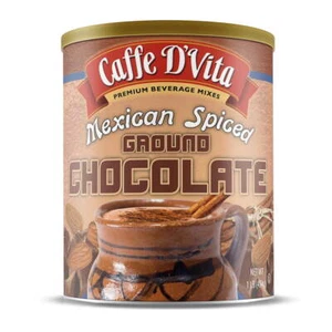 (6 Pack) Mexican Spiced Ground Chocolate, 16 oz Canister - Picture 1 of 3