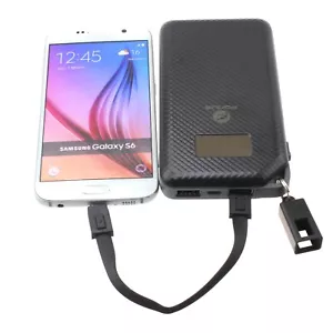 Power Bank 10000mAh Charger Portable Backup Battery 2-Port USB LED for Tablets - Picture 1 of 9