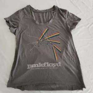 Pink Floyd Dark Side of the Moon T-Shirt Grau Damen S - Bild 1 von 7