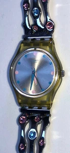 Reloj Swatch Vintage Precious Bambú Banda de Metal LM135 - Imagen 1 de 15