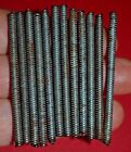 Handmade Ethiopian Coiled Metal Wire Long Tube Beads Ethiopia, African Trade