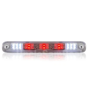 FOR 88-98 CHEVY GMC C/K TRUCK CLEAR LENS 3RD LED BRAKE CARGO LIGHT DIRECT PLUG - Foto 1 di 3
