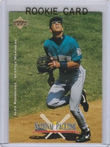 ALEX RODRIGUEZ National Packtime AROD ROOKIE CARD Upper Deck Baseball M's RC - Picture 1 of 2