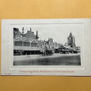 India Old Postcard - New Extension and Clock Tower - A.H. Perris & Co, Calcutta - Picture 1 of 4