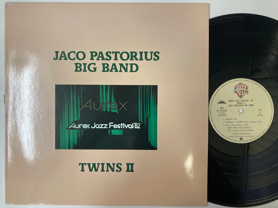 JACO PASTORIUS - Twins II Aurex Jazz Fest. LP (RARE Japanese Import on WARNER) - Image 1 of 2