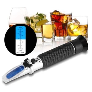 Alkohol Refraktometer 0-80% für Bourbon Vodka Gin Tequila Mezcal Whisky Scotch - Bild 1 von 12