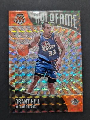 🔥🏀2020-21 Panini Mosaic Grant Hill Holo Fame Silver Mosaic #16 Pistons🔥🏀 - Image 1 of 4