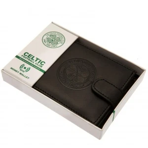 Cartera Antifraude Celtic FC Cuero Negro RFID Mercancía Oficial - Imagen 1 de 4