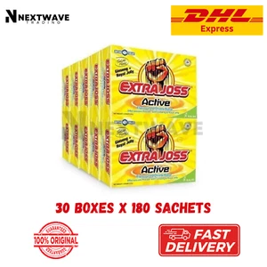 Extra Joss 30 Box (180 Bustine) Energy Drink Polvere Senza Zucchero Boost Resistenza - Foto 1 di 3