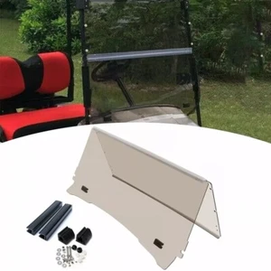 For EZGO TXT 1994-2013 2014 Tinted Fold Down Golf Cart Windshield Windscreen - Picture 1 of 8