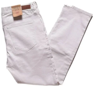 Ecko Unlimited Skinny Slim Fit Stone Off White Stretch Denim Jeans - Picture 1 of 7