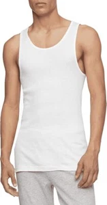 3-12 Pack Mens A-Shirt Tank Top 100% Premium Cotton Ribbed Undershirt Multicolor - Picture 1 of 13
