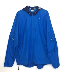 Nike Running Mens Windbreaker Hoodie Jacket Dri Fit Size 2XL (404638 406) - Picture 1 of 9