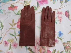 Sermoneta neu neu aus altem Lagerbestand Espresso braun Kinder Leder 9" Handschuhe -- Größe 7 - Bild 1 von 3