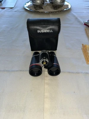 Bushnell 4x30 Powerview Compact Lightweight Binoculars Black - Image 1 of 4
