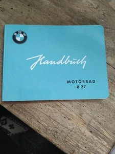 9.5 BMW R27 original Handbuch Maintenance Manual Drivers Handbook Deutsch - Picture 1 of 24