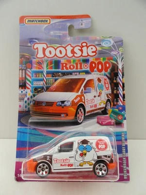 Volkswagen Caddy Delivery Matchbox Candy Series #1 2020 (White Tootsie Roll Pop) Foto 1 de 4