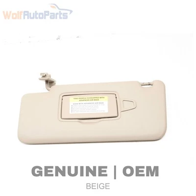 2013-2016 MERCEDES-BENZ GL450 X166 - LEFT SUN Visor / Mirror 1668109300 - Image 1 of 4