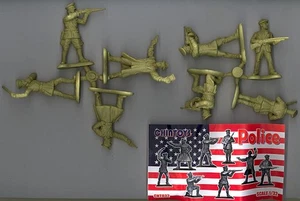 Chintoys 1/32 POLICE Figure Set - Picture 1 of 1