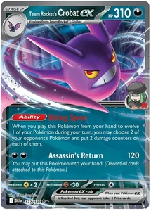 Team Rocket's Crobat EX 122/198 - Scarlet & Violet: Destined Rivals - Pokémon - Picture 1 of 1