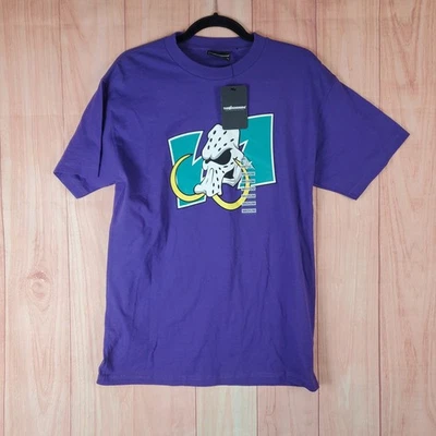 The Hundreds Woolly Wildfire Tee Shirt Mens Medium Purple Graphic Mighty Duck - Image 1 of 4