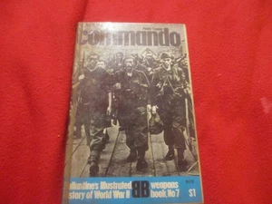 Ballantine's Illustrated history of WWII Commando Hardcover Ex-Library 1971 - Picture 1 of 6