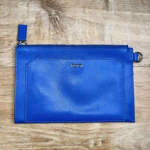 TUMI Discontinued Blue Small Travel Pouch RFID Blocking - Picture 1 of 7