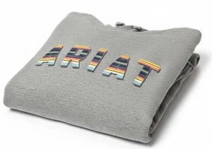 Ariat Sweatshirt Women’s Gray With Colorful Logo Size Small Hoodie Western - Picture 1 of 7
