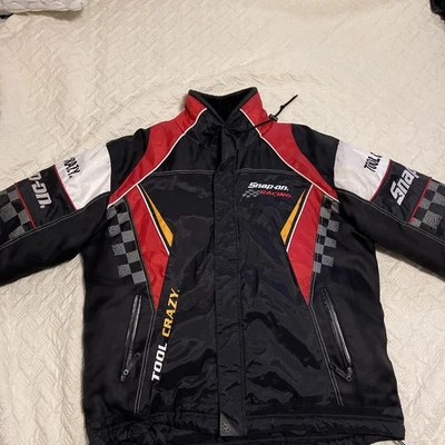 Men's Snap-On Racing Full Zip Windbreaker Jacket Size XL - Image 1 of 4