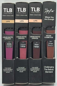 4PC The Lip Bar Liquid Matte Lipstick SET ~ 0.24 FL OZ EACH ~ FAST SHIPPING - Picture 1 of 3