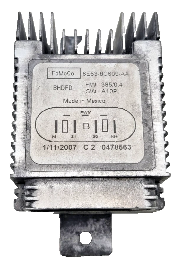 Módulo de ventilador de refrigeración del motor Ford Taurus Lincoln MKZ MILAN 2006-2010 6E53-8C609-AA* Foto 1 de 4