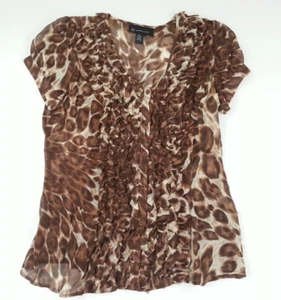 Top INC 100 % seda sin mangas con botones para mujer talla 6 - Imagen 1 de 8