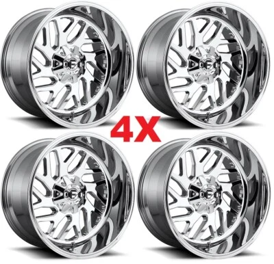 22 FUEL TRITON CHROME WHEELS RIMS F-150 F150 DEEP LIP LIFTED D60922209846 Foto 1 de 4
