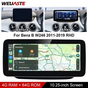 GPS para coche Android de 10,25"" para Benz B W246 2011-2019 RHD automático Wifi Carplay 4G+64G - Imagen 1 de 12
