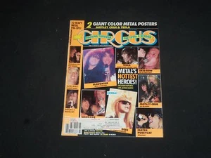 1990 JULY 31 CIRCUS MAGAZINE - METAL'S HOTTEST HEROES COVER - PHOTOS - SP 7631 - Picture 1 of 2