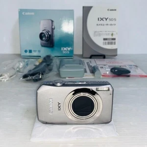 Canon IXY 50S Compact Digital Camera 10MP 10x zoom Silver - Picture 1 of 9