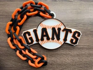 San Francisco Giants Oversized Pendant Necklace – Fan Chain for Game Day - Picture 1 of 1